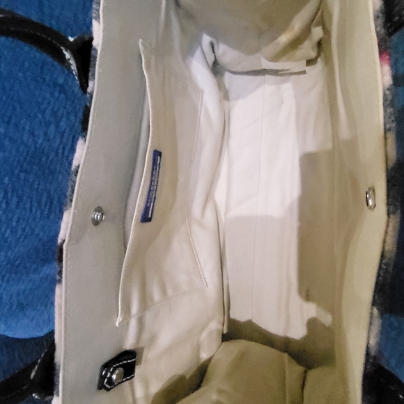 Burberry Blue Label Nova Check Wool Handbag - Picture 6 of 10